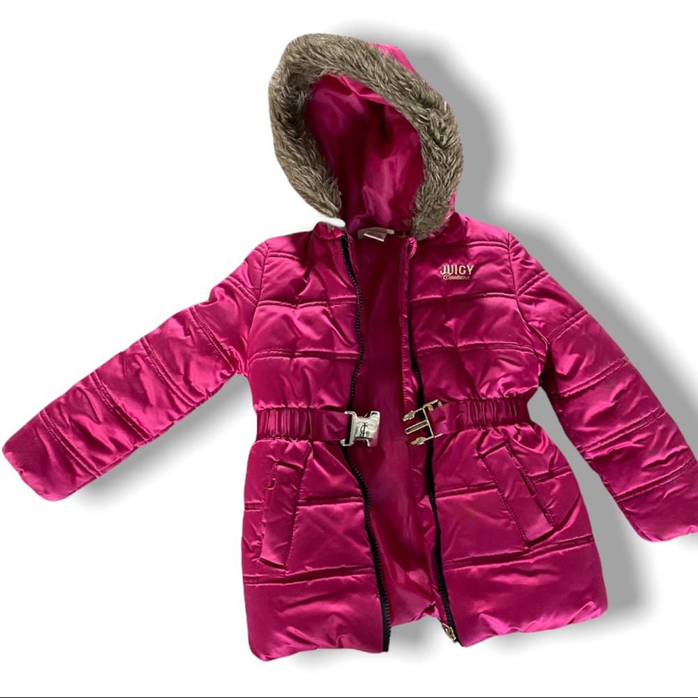 Juicy Couture Pink puffy jacket
